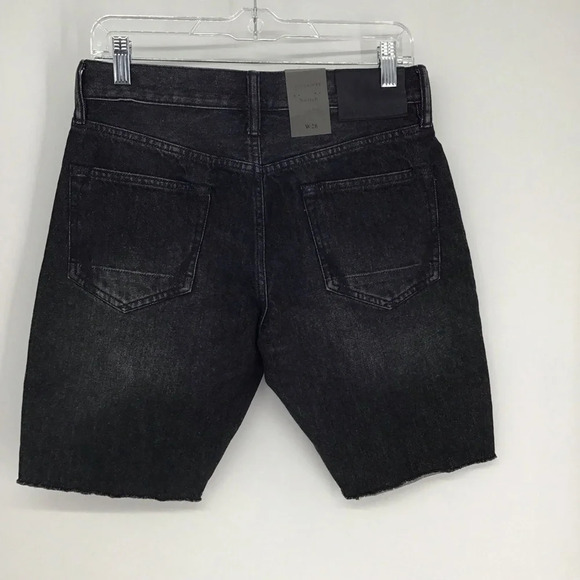 All Saints “Switch” Men’s Skinny Short Washed Black Denim Summer NWT Size 28 - Picture 3 of 8